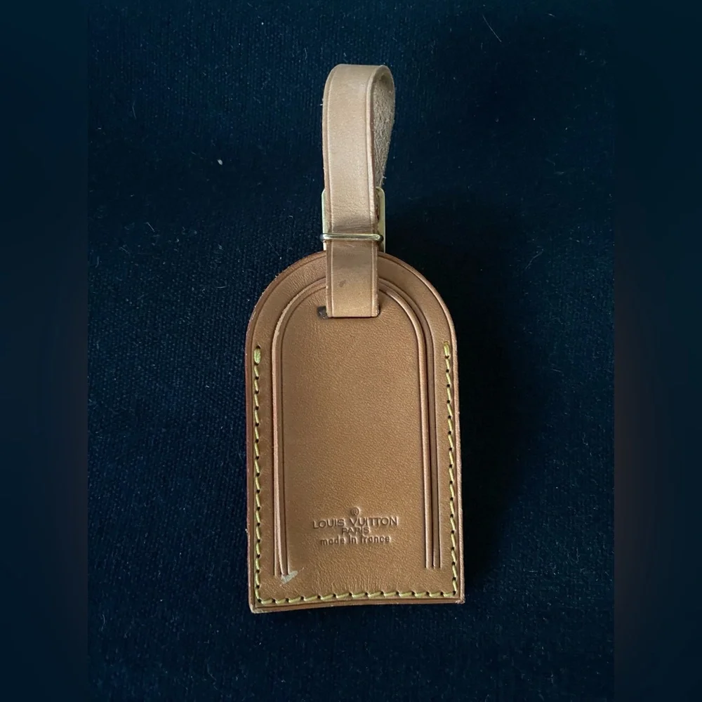 Louis Vuitton Vachetta Luggage Tag